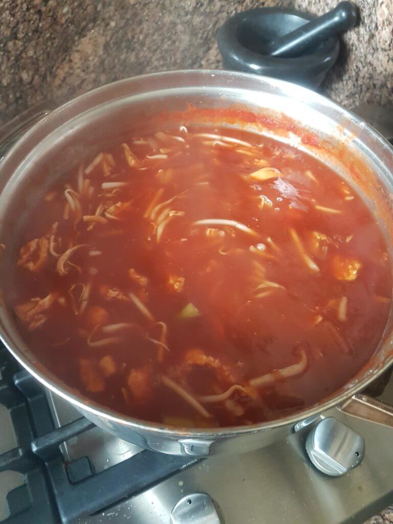 Chinese tomaten soep