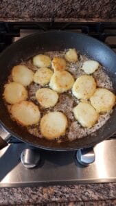Gekarameliseerde aardappelschijfjes 10
