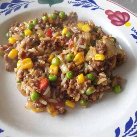 Mexicaanse mix met gehakt en rijst