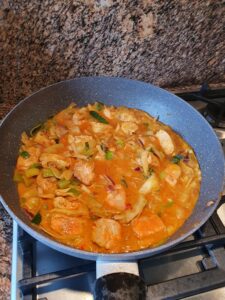 Thaise Panang curry met kip