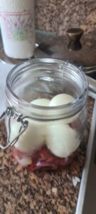Pickled eggs