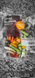 Rode curry wok groenten witte rijst